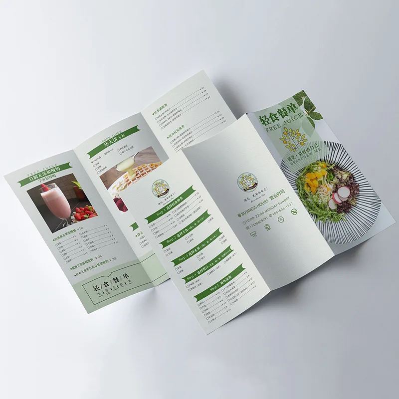 Customized. Manufacturers Supply Color Pages, Single-Page Leaflets, Folding Design, Printing, Various Materials, Available Leafl