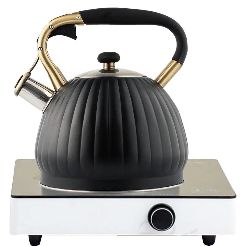 Whistling Water Boiler 3.5L Stainless Steel Tea Kettle With Anti Scald Handle Kitchen Supplies Tea Kettle For Coffee Water Milk