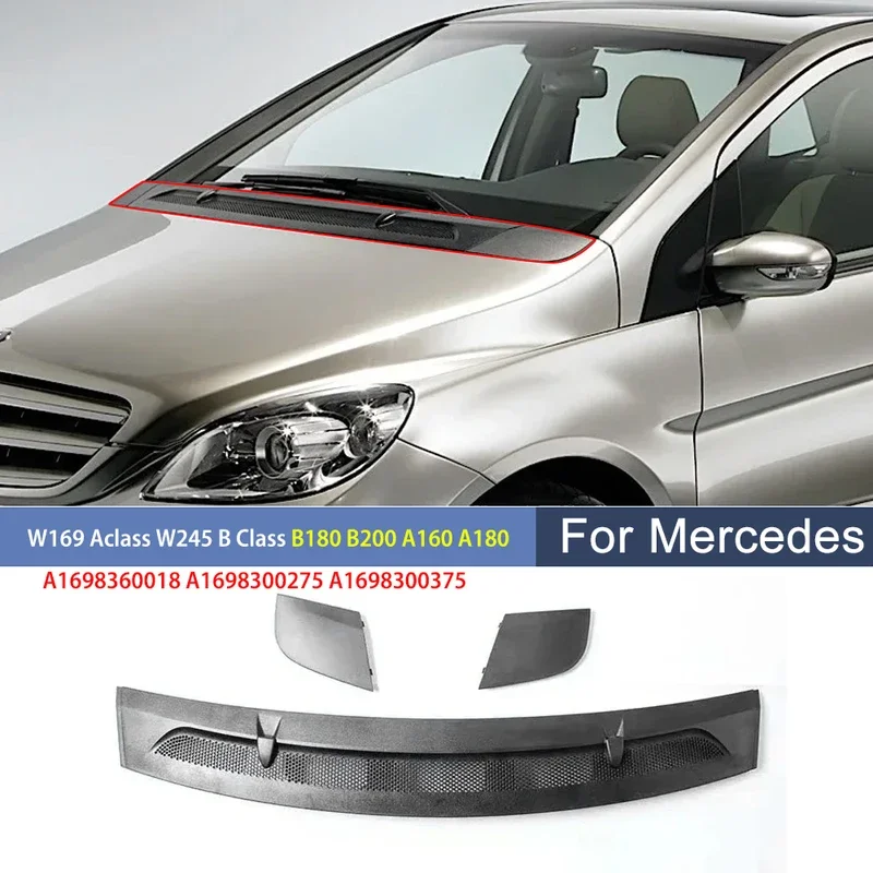 

For Mercedes Benz W169 Aclass W245 B Class A1698360018 A1698300275 A1698300375 Front Air Intake Grille Cover B180 B200 A160 A180