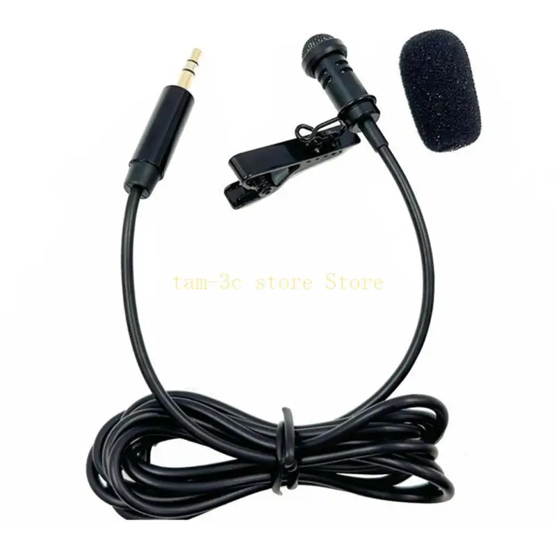 Cho Mic Lavalier Microphone Chất Lượng Âm Thanh Độ Nét Cao Đầu Cắm 3.5 Mm Cổ Kẹp Micro 2.5 Mm Cáp Che Chắn D0UA