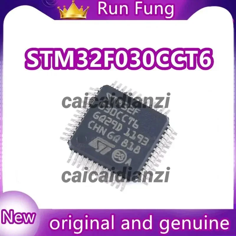 10 قطعة/الوحدة STM32F030CCT6 STM STM32F STM32F030 STM32F030CC STM32F030CCT IC MCU LQFP-48 في المخزون جديد الأصلي
