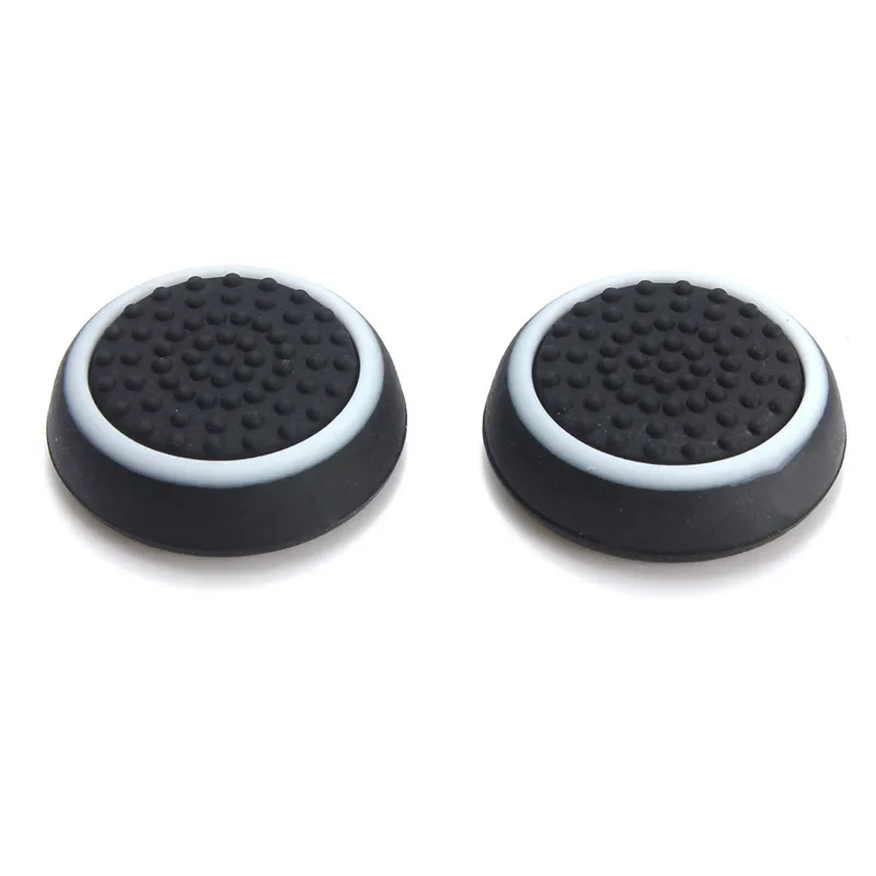 2pcs Soft Analog Joystick Caps for PS5/PS4/PS3/Xbox 360 Controller Rough Surface Thumb Stick Caps PS5 Gamepad Caps