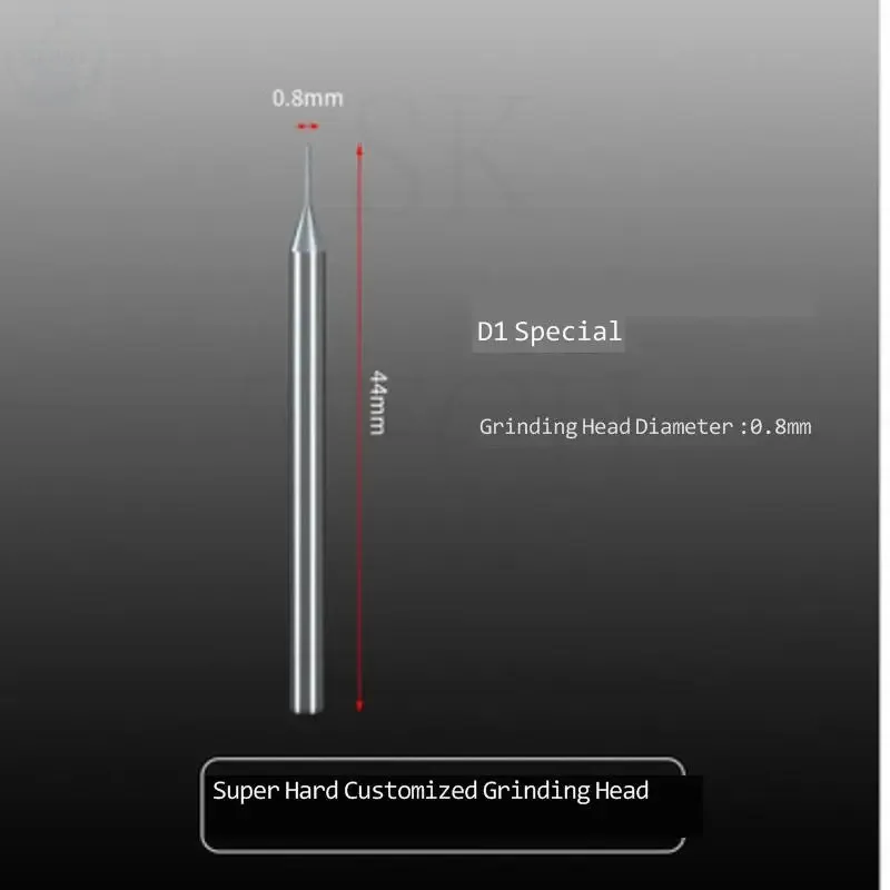 MaAnt D1 44mm Length Grinding Pen Grinding Head 8mm 3mm 2.5mm 0.6mm 0.8mm 4mm Grinding Wheel Diamond Dressing Pen Dresser Tool