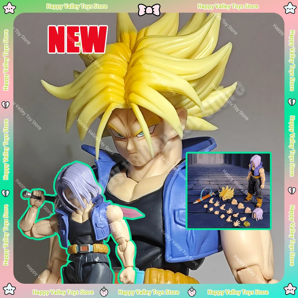 

New Demoniacal Fit Dragon Ball Z Figure Trunks Action Figures Trunks Torankusu S.H.Figuarts Figurine Model Decora Custom ToyGift