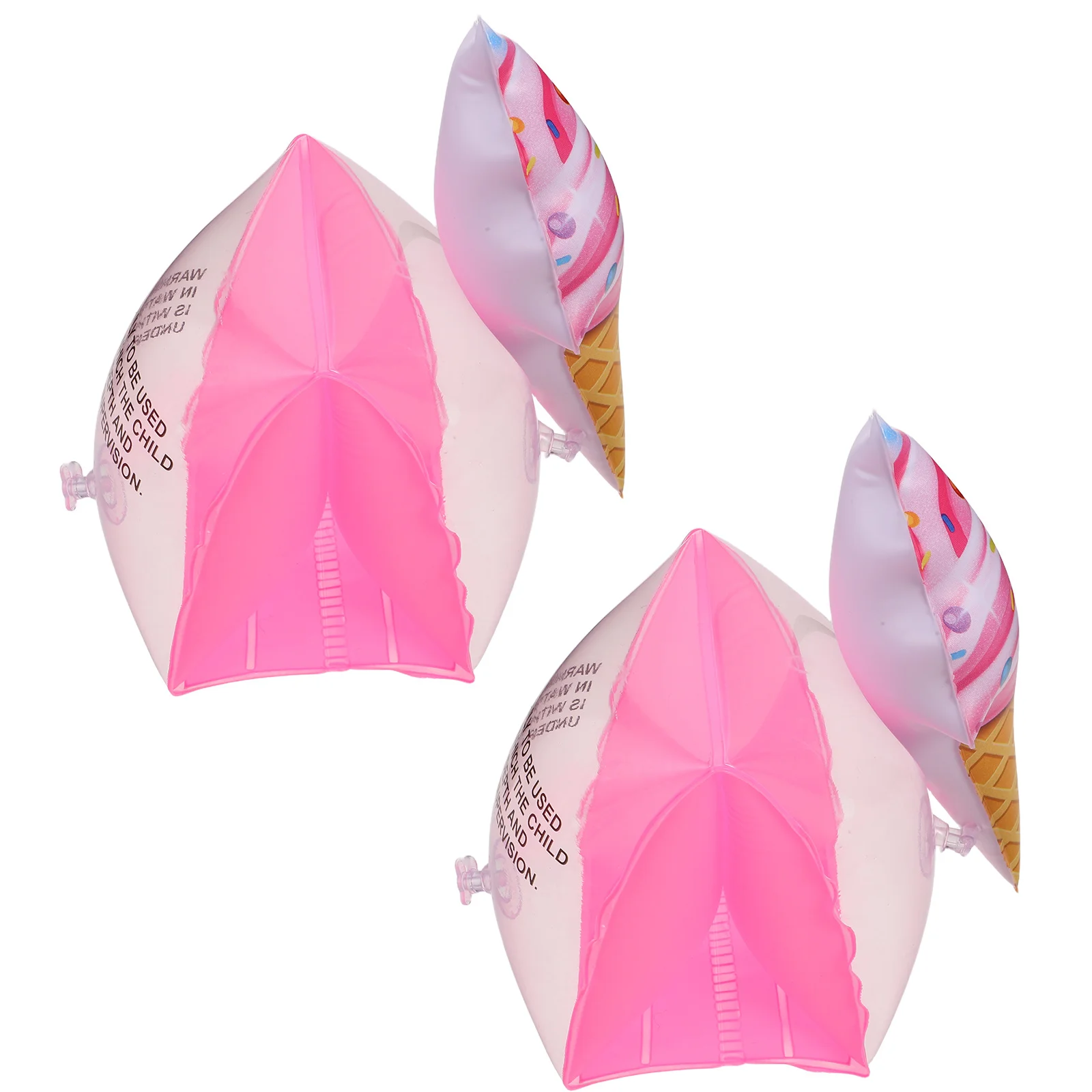 2 Pcs Armbands Float Sleeves Inflatable Swimming Kids Pool Floats for PVC Floaties