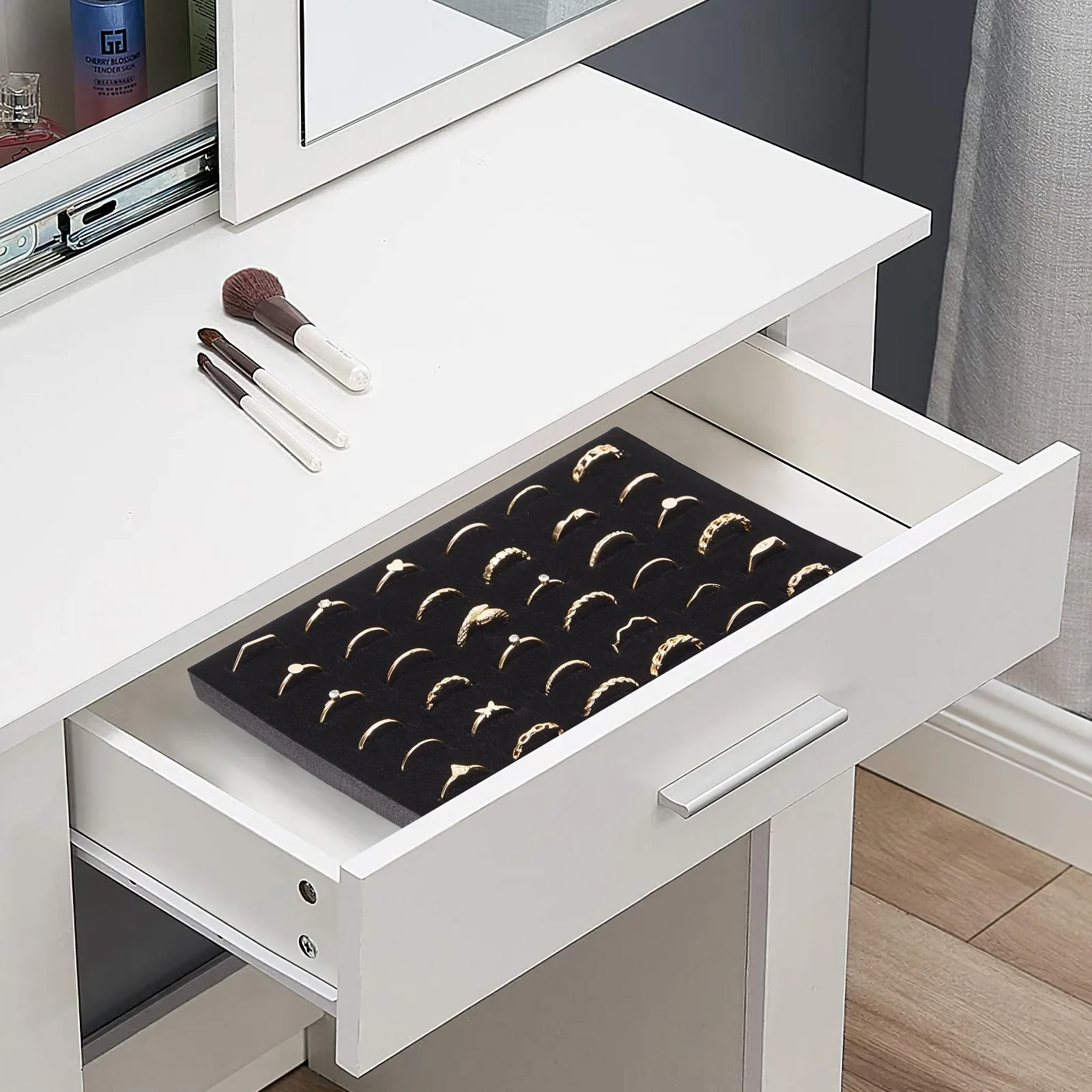 

7pcs Insert for Ring Trays Earrings Organizer Pads Jewelry Inserts Supply Storage Holder Liners