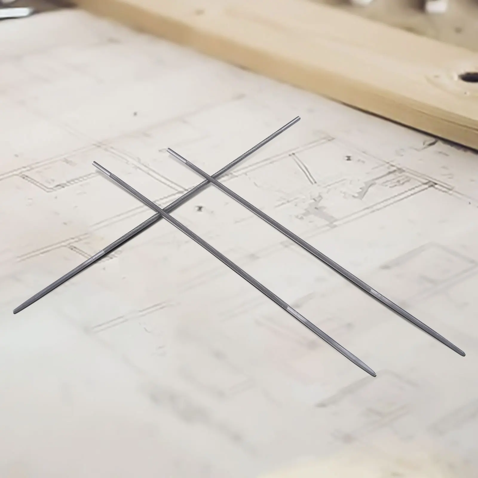 3/6pcs 3.5mm Chainsaw Files Chainsaw Chain Files Metal Chain Sharpening File Hand Tools Accessories Chain Saw Sharpener