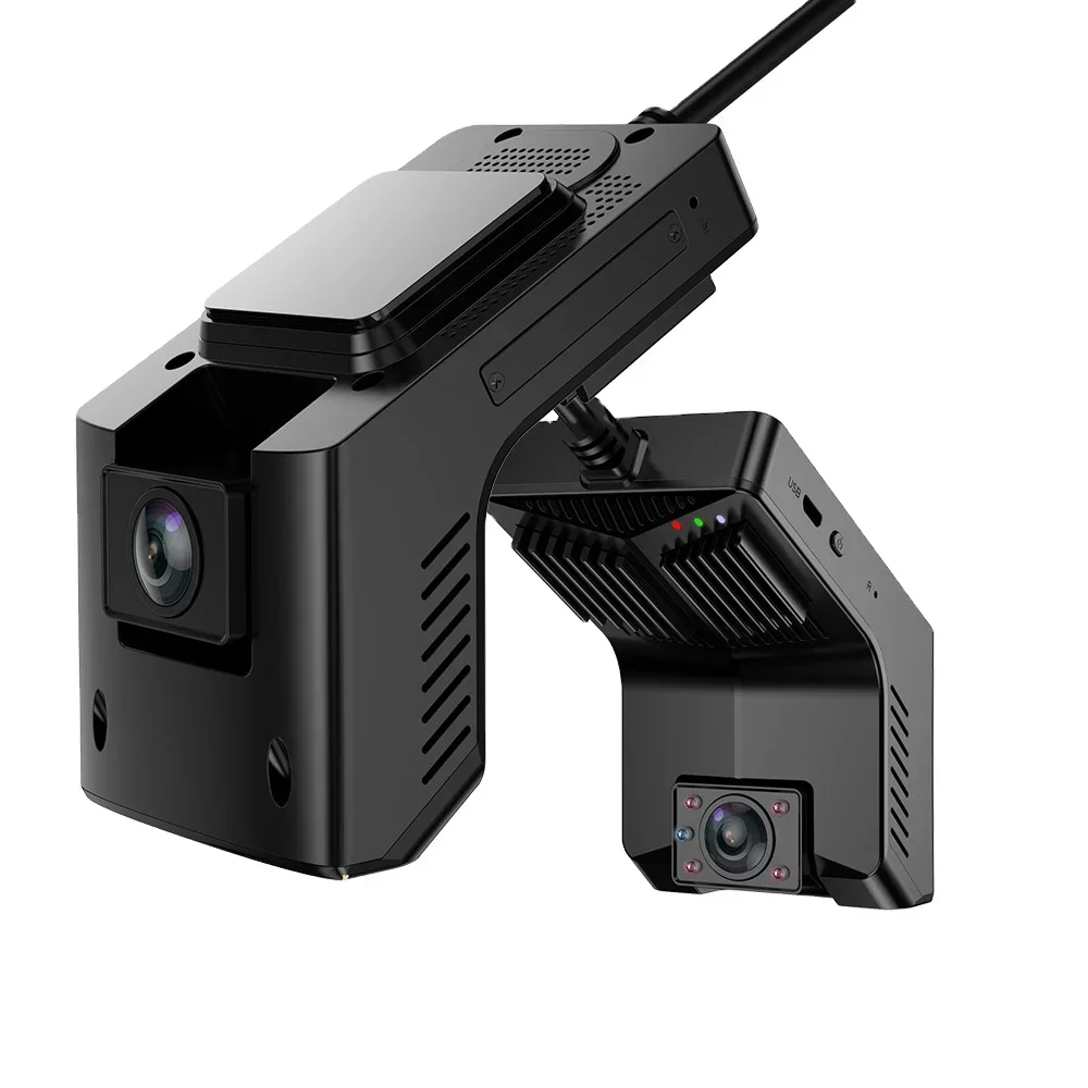 Best 4G Car Black Box Dash Camera Cmsv6 No Screen Dual Cams FHD 1080P GPS Track WiFi Mini Car Dvr Vehicle Fleet Management