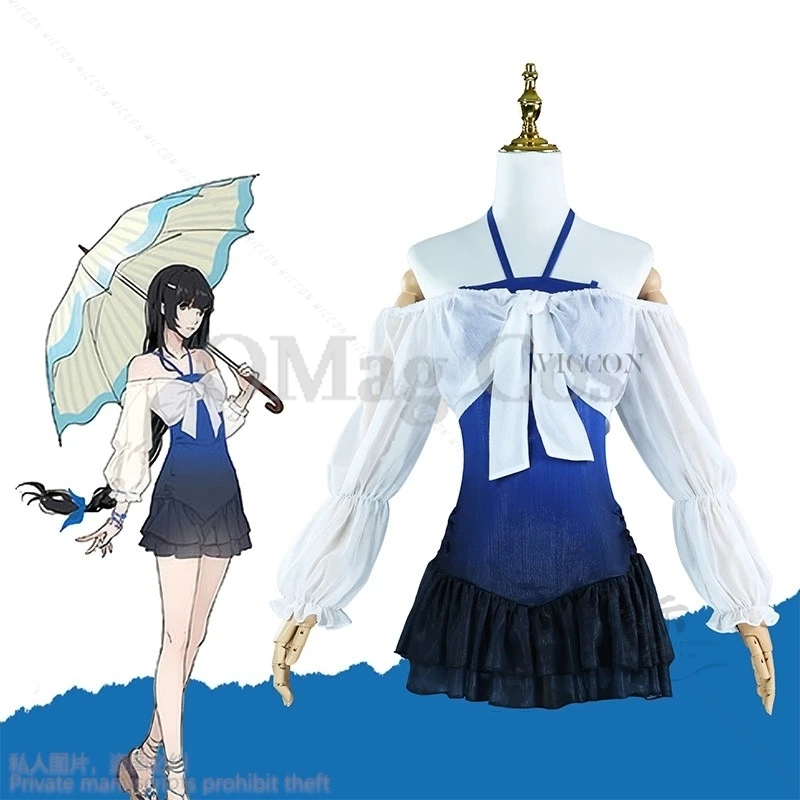 

Anime Game P5X Costume Closer Girl School Uniforms SKIRTS Set Halloween Carnival Party Outfit For Woman Swimmingwear Sexy Suit