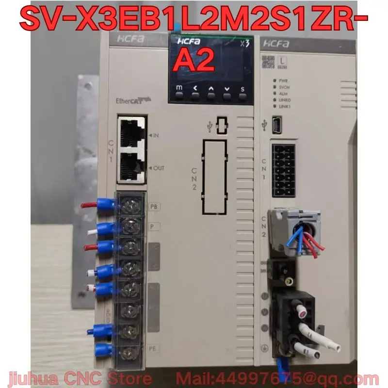 The function test of the second-hand SV-X3EB1L2M2S1ZR-A2 servo driver is normal.