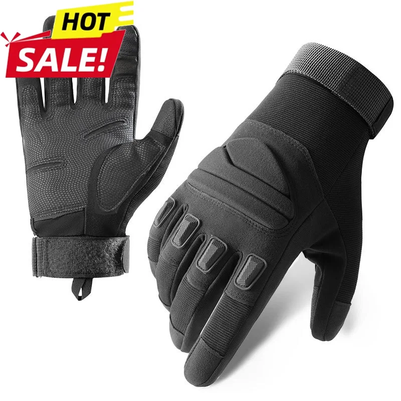 New Touch Scree Tactical Gloves Men's’ Paintball Airsoft Outdoor Sport Shooting Hiking Racing Police Full Finger Gloves