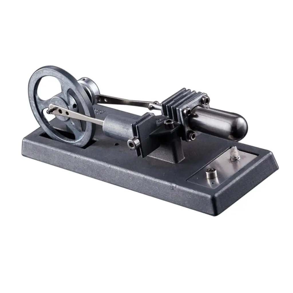 Hot Air Stirling Engine Model, Full Metal Construction, Physics Science