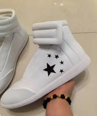 حار رجل بورجوندي أزرق رمادي جلد الثعبان جولة تو عالية أعلى أحذية رياضية مسطحة الذكور الشارع نمط الترفيه في الهواء الطلق حذاء من الجلد حذاء #5