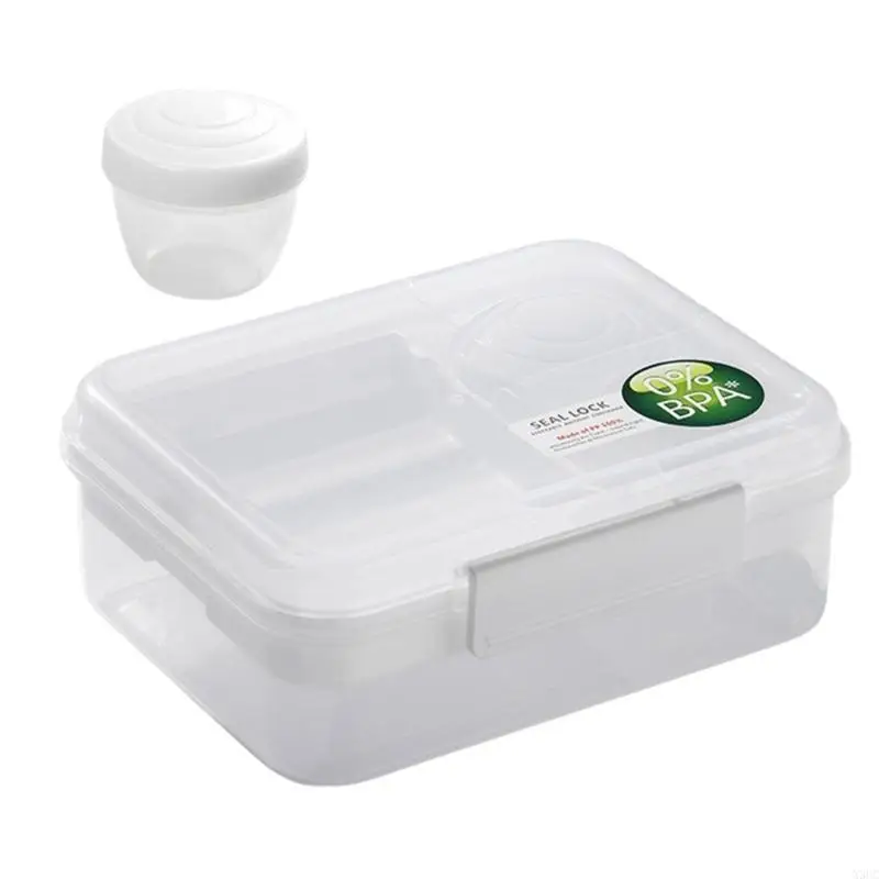 PPractical Double Layered Meal Carriers Great for School Lunches and Work Breaks X3UC
