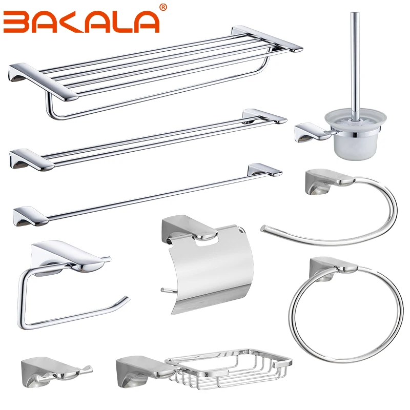 

Bathroom Accessories Towel Rack,Paper holder Toilet Brush Holder,Towel Ranger, Soap rack paper basket Gold Bath Hardware Sets