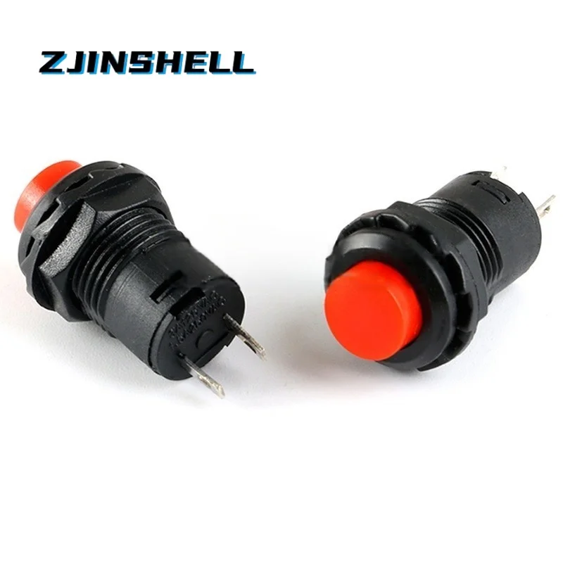 12mm Lock Latching OFF- ON Push Button Switch maintained fixed pushbutton switches Self-Lock button