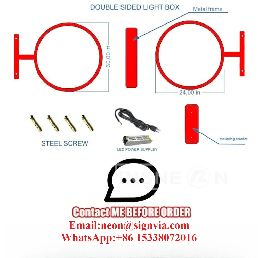 Custom Logo Light Box: Personal Design LED Neon Sign with Metal/Acrylic Material for Home Wall Lighting & Business Advertising