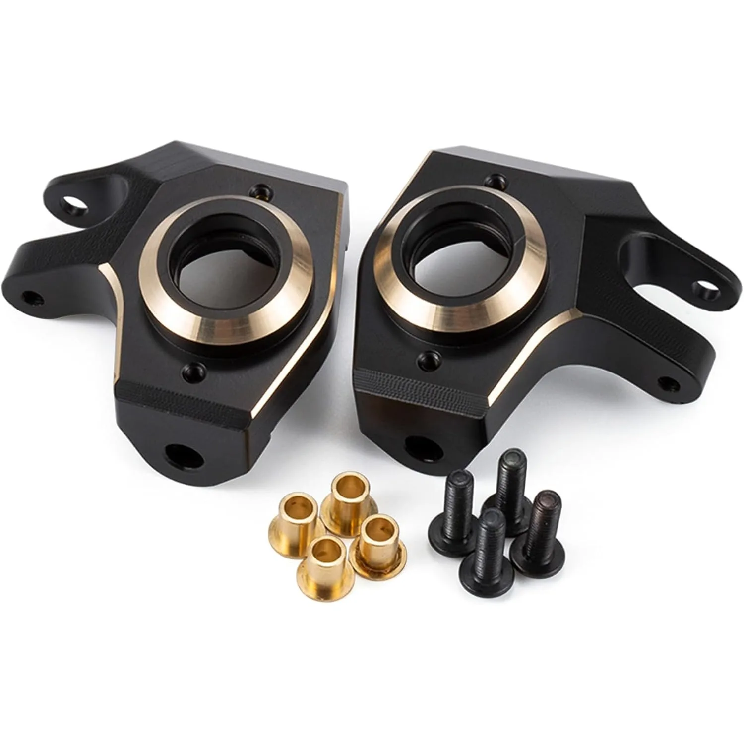 

SCX10 II Brass Steering Knuckles 96g Wheel Weights Outer Portal Drive Housing for 1/10 RC Crawler AR44 Axial SCX10 Upgrades