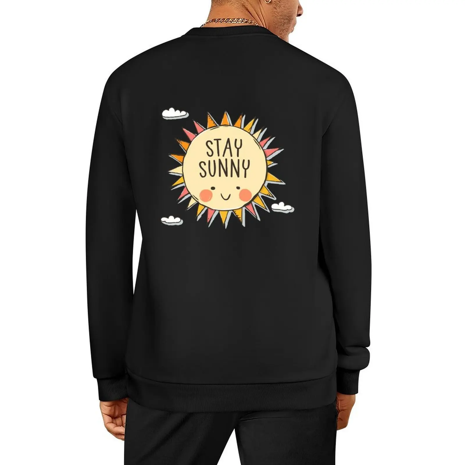 

Stay Sunny Pullover tracksuits anime clothes men's autumn clothes mens clothing new sweatshirt