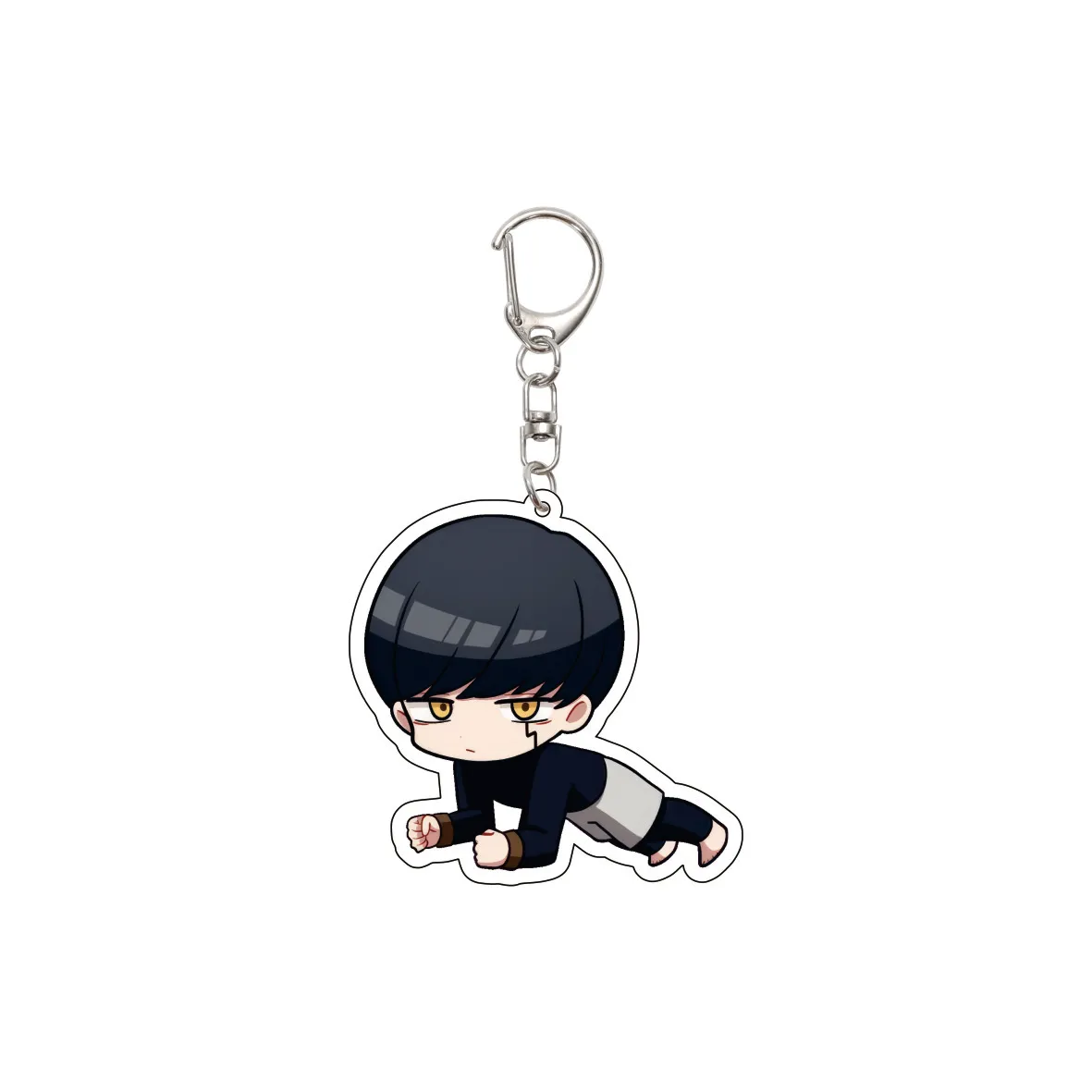 55MM Anime Mashle: Magic and Muscles Keychain Lance Crown/Lemon Irvine/ Key Chain Acrylic Model Plate Christmas Halloween Gifts