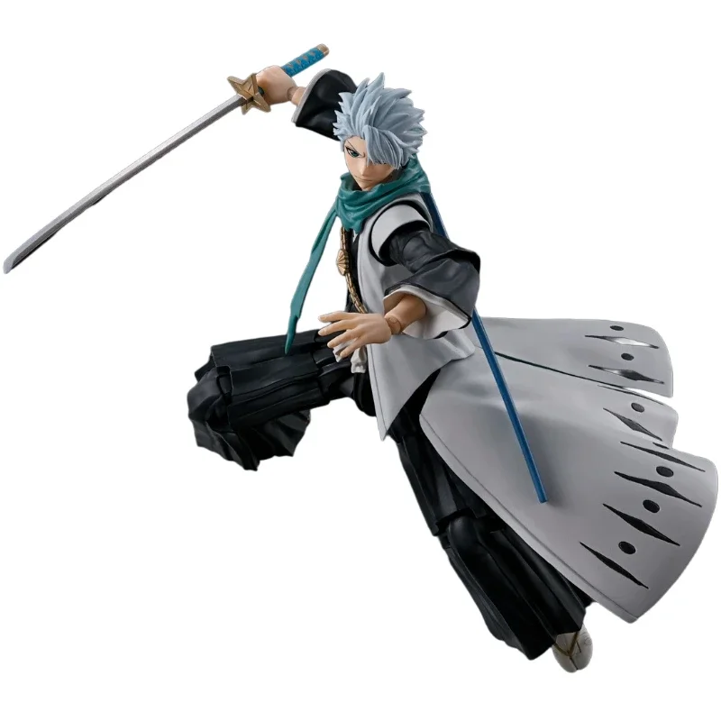 En Stock Original SHF Bandai BLEACH Series Hitsugaya Toushirou figura de acción juguete de animación regalo modelo coleccionista Anime Hobby