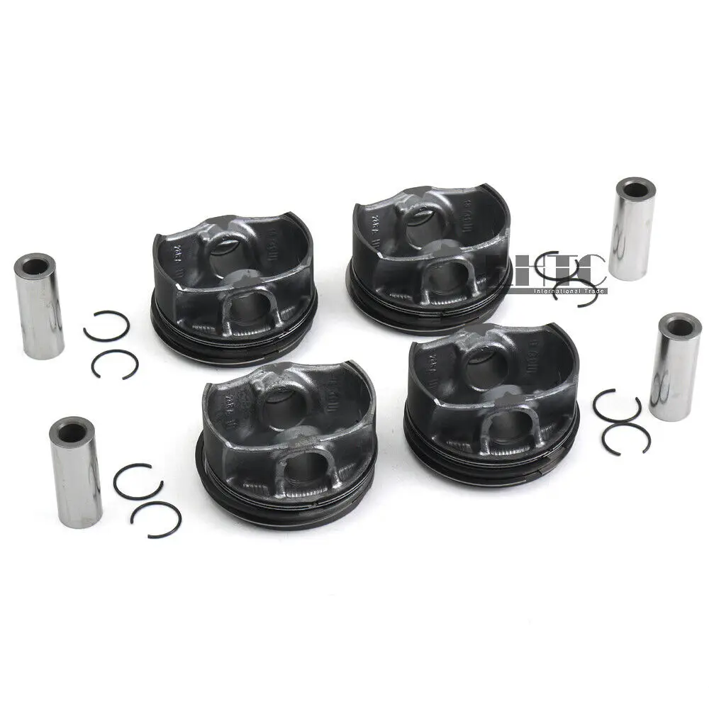 4pcs Pistons Rings Set Φ82mm For Volvo S60 V40 V60 V90 XC40 XC60 XC90 2.0T T4 T5 B4204T11 B4204T18 B4204T20 B4204T23 B4204T26