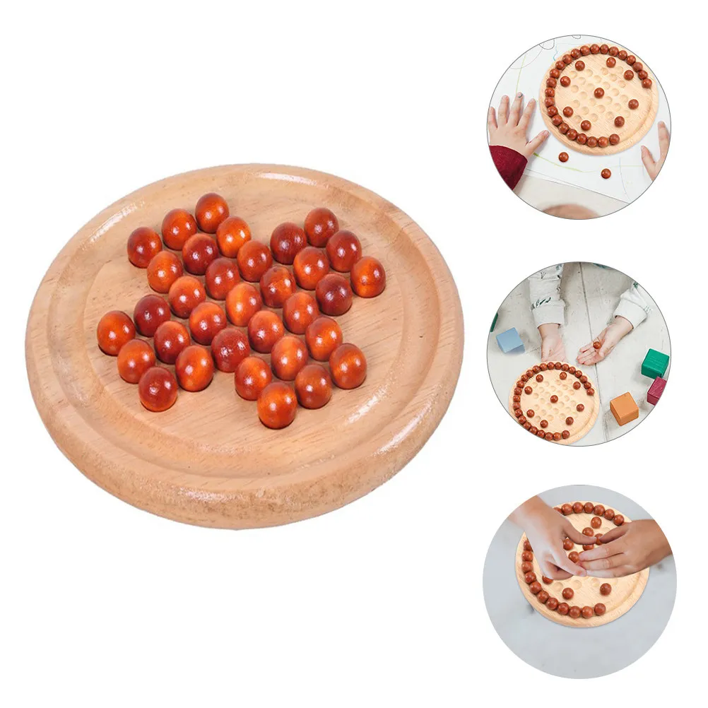 2Sets Memory Chess Board Bright Color Wooden Game for Kids Adults Educational Board Game Kit Office