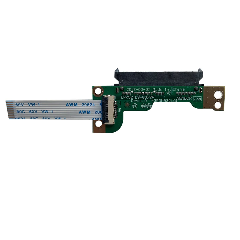 Disco rígido HDD Conector Cabo Flex, 8Pin, apto para Hp 15-DB, 15-DA, 250, 255, 256, G7, TPN-C135, TPN-C136, LS-G072P, Laptop SATA