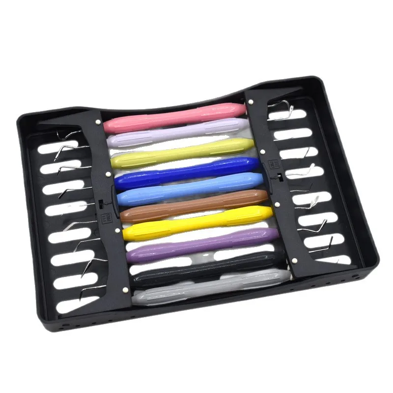 

High-temperature resistant Silicone Handle composite resin filling kit dental non-stick aesthetic restoration shaping Spatula