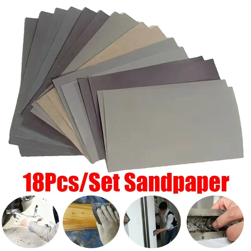 10/20 قطعة مجموعة ورق الصنفرة الرطب/الجاف 60-10000 حصى تلميع جلخ الرملي ورقة للخشب معدن أثاث السيارات أدوات إصلاح #1
