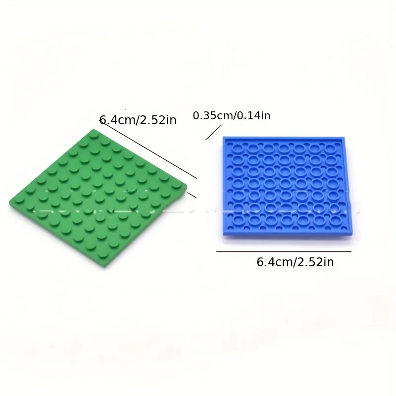 

16 шт. 8x8 тонкие детали для строительных блоков, совместимые с игрушками «сделай сам» MOC41539, подходят для энтузиастов, детские подарки