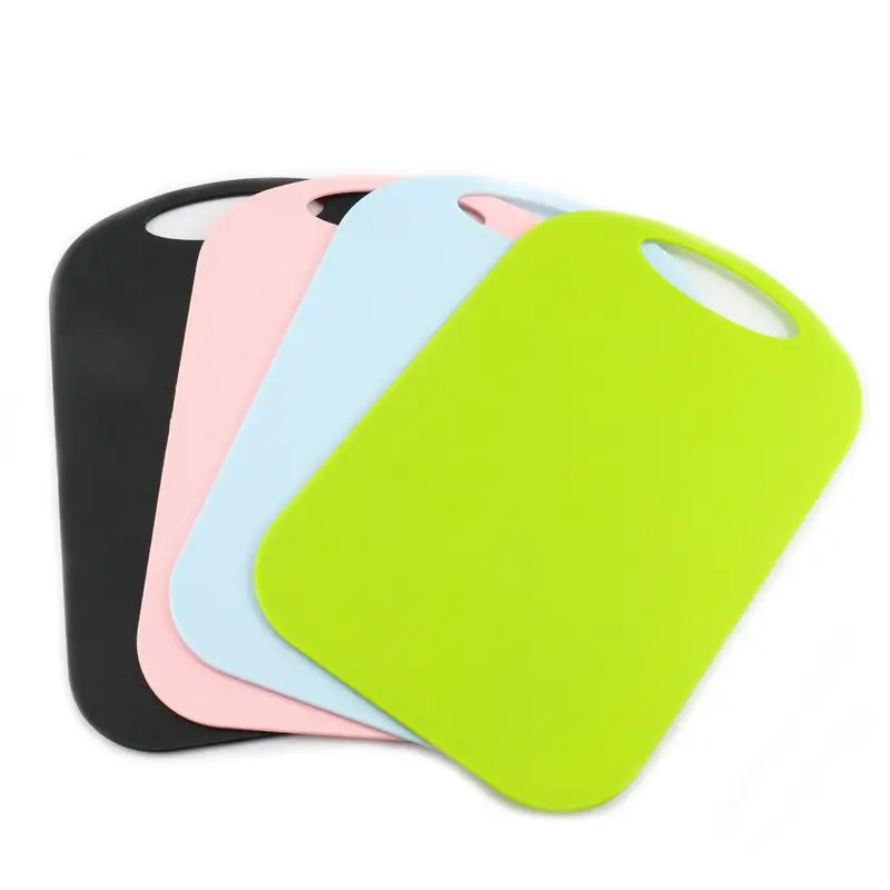 Plastic Chopping Block Meat Vegetable Cutting Board Non-Slip Anti Overflow With Hang Hole Chopping Board