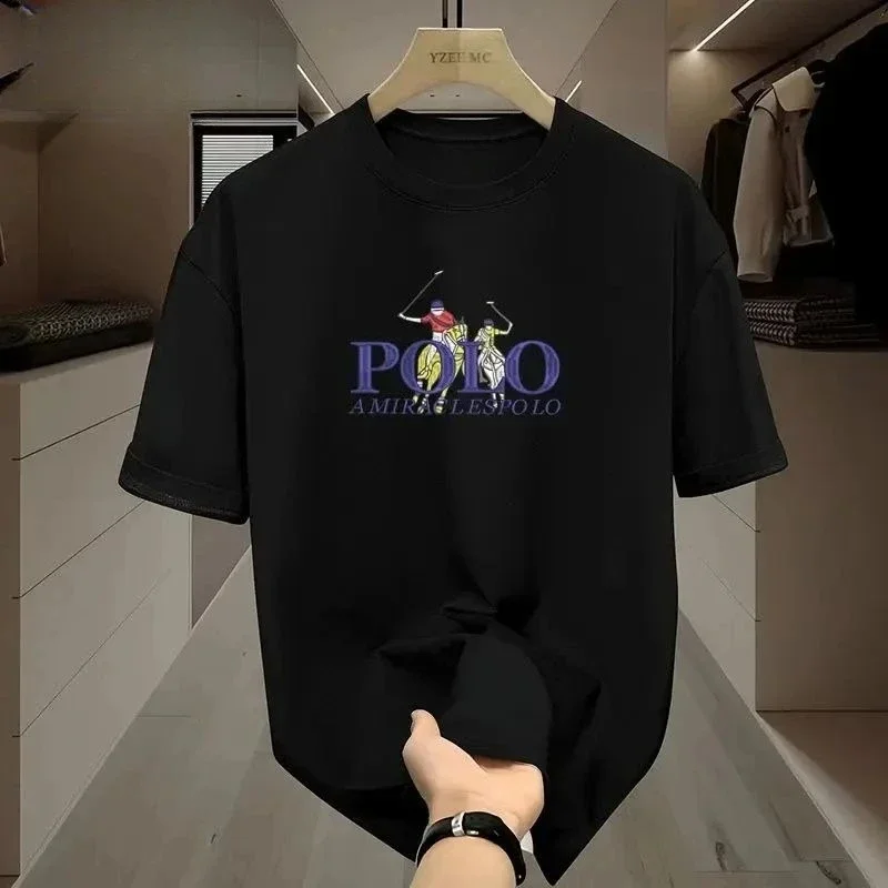 Men's T-shirt: 100% pure cotton, printed design, loose short-sleeved shirt. Excellent quality, suitable for both men and women.