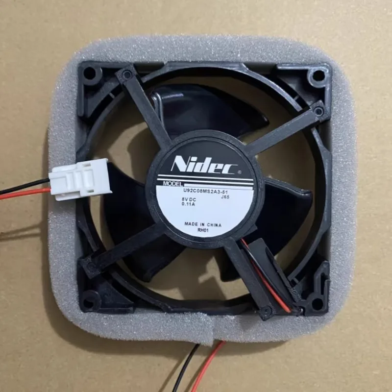 

Вентилятор для холодильника NIDEC U92C08MS2A3-51 8 В 0,11 А 9,2 см для Panasonic BK305 BK306 BK345 BK346 BL267 BL268 NR-BB238XSMY