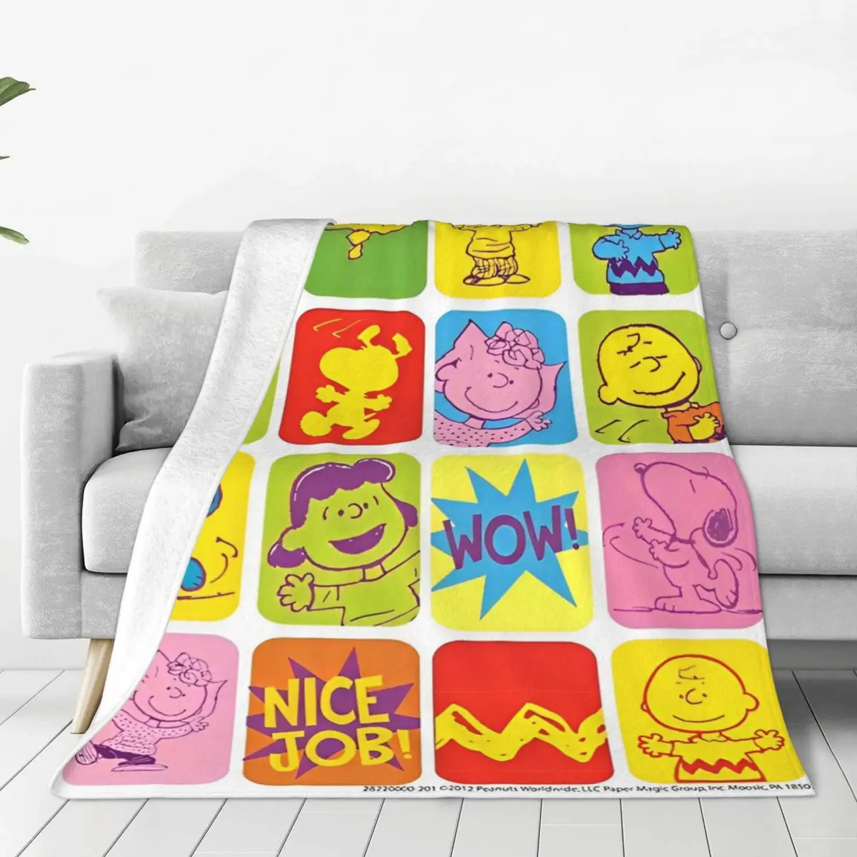 Snoopy With Friends Blankets Soft Warm Pattern Plush Bedding Throws For Outdoor Camping Flannel Bedspread Bed Cover