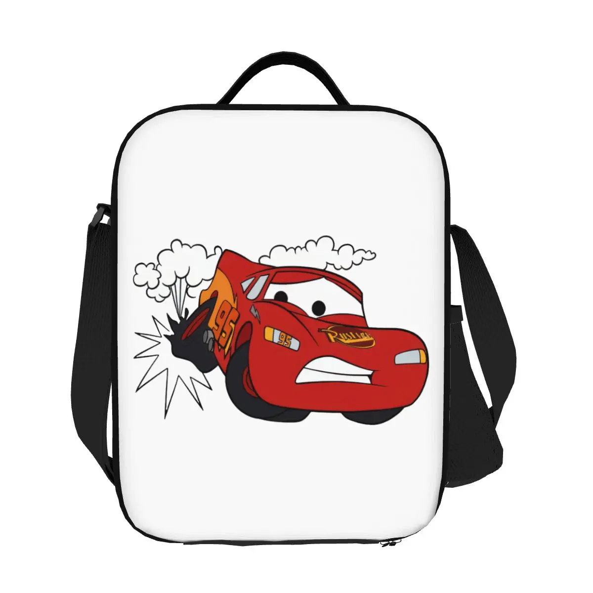 

Изготовленные на заказ автомобили, мультяшная молния Маккин, термоизолированная сумка для обеда, женская портативная сумка для обеда, школьная многофункциональная коробка для еды Bento