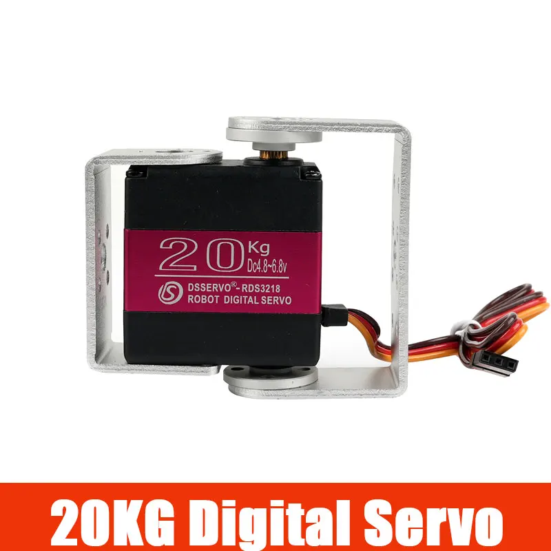 

RDS3218MG 20kg Digital Servo Metal Gear 180 Degree IP66 Waterproof High Torque Motor for RC Car Truck Crawler Robot DIY