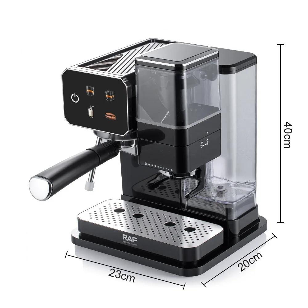 European Standard Semi-Automatic Programmable Household Use 15 Bar Pressure Stainless Steel Coffee Machine