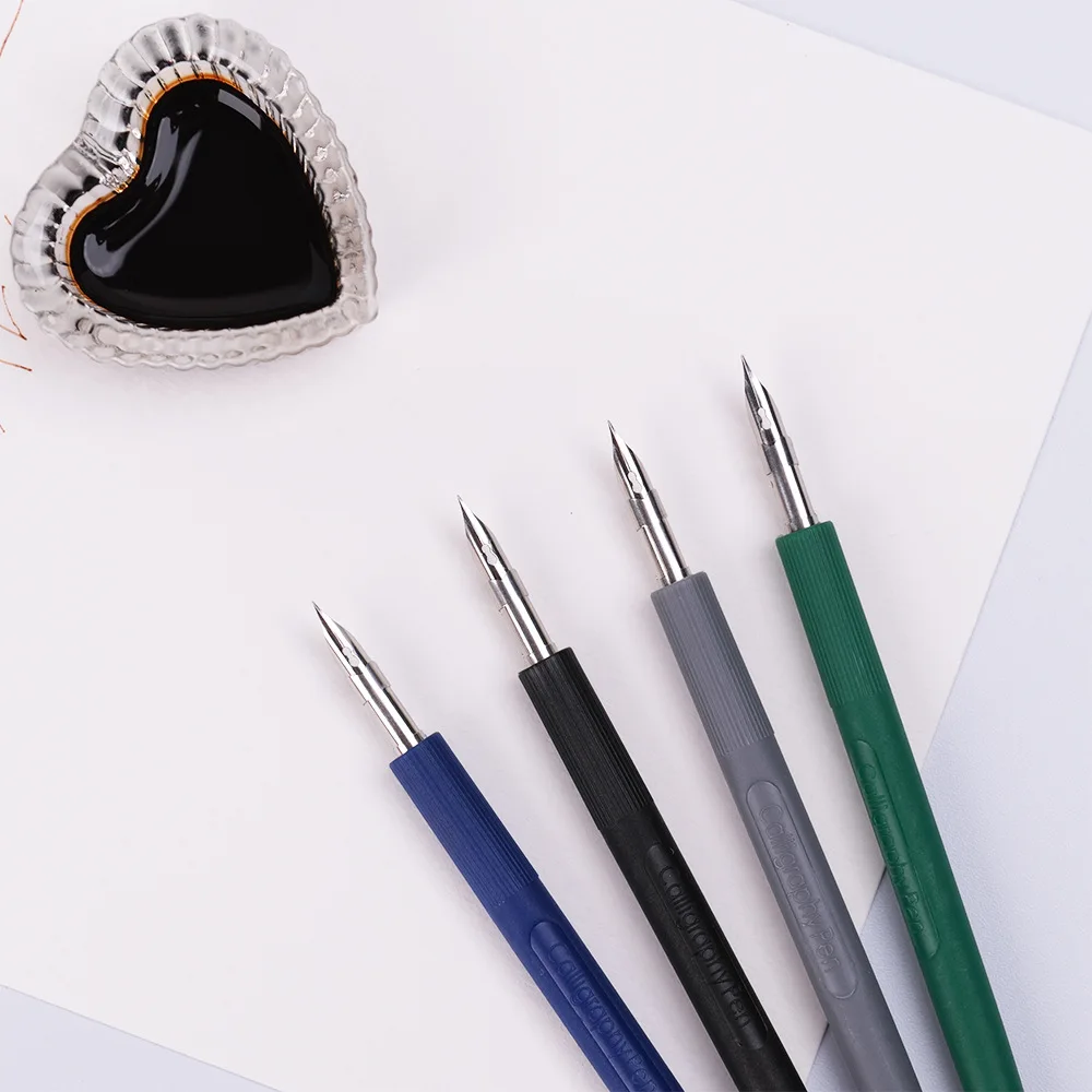 Dip Outline Pen 4 Colors Optional Comic Hand Drawn Painting Writing Pen Student Art Drawing Stationery Supplies