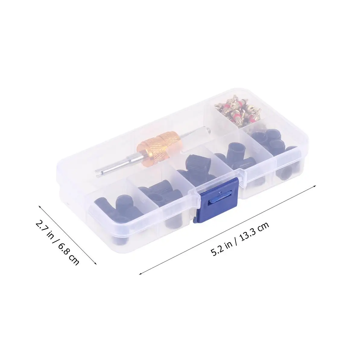 61 Pcs Valve Core Wrench Set Car Tools Small Kit Tire Automotive Easy Remove Mechanic Repair Removal