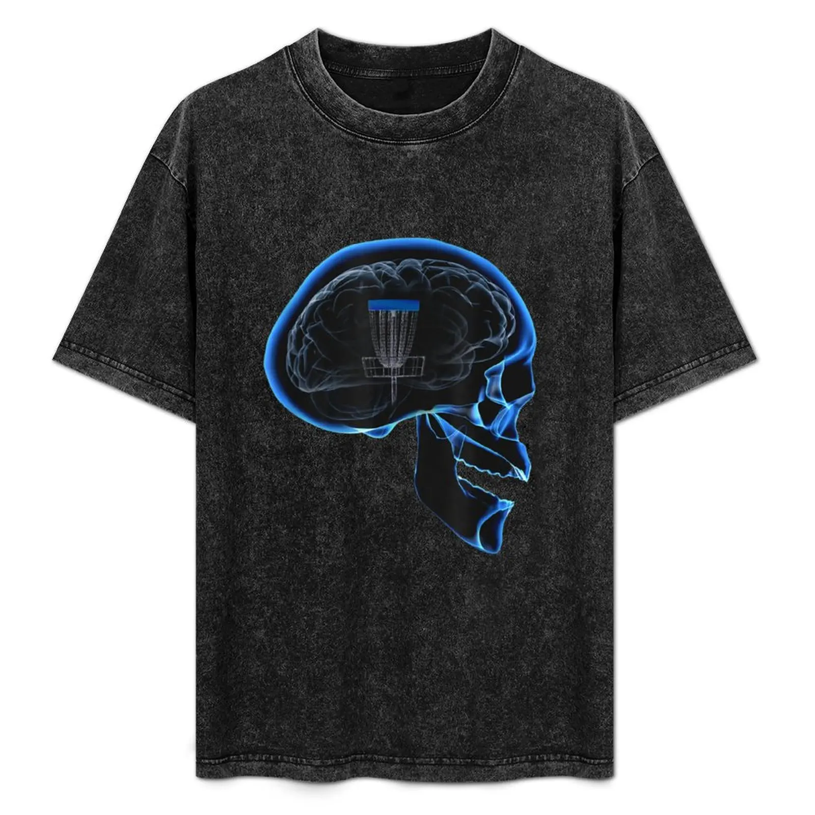 

Skull XRay Disc Golf Brain, Disc Golf Design For Men Women T-Shirt quick drying summer shirt mens cotton t shirts