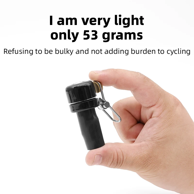 ESLNF Retro Classical Mini Bicycle Bell Clear Loud Sound Safety Alarm Crisp Ring Horn Waterproof 80dB MTB Road Bike Accessories image 5