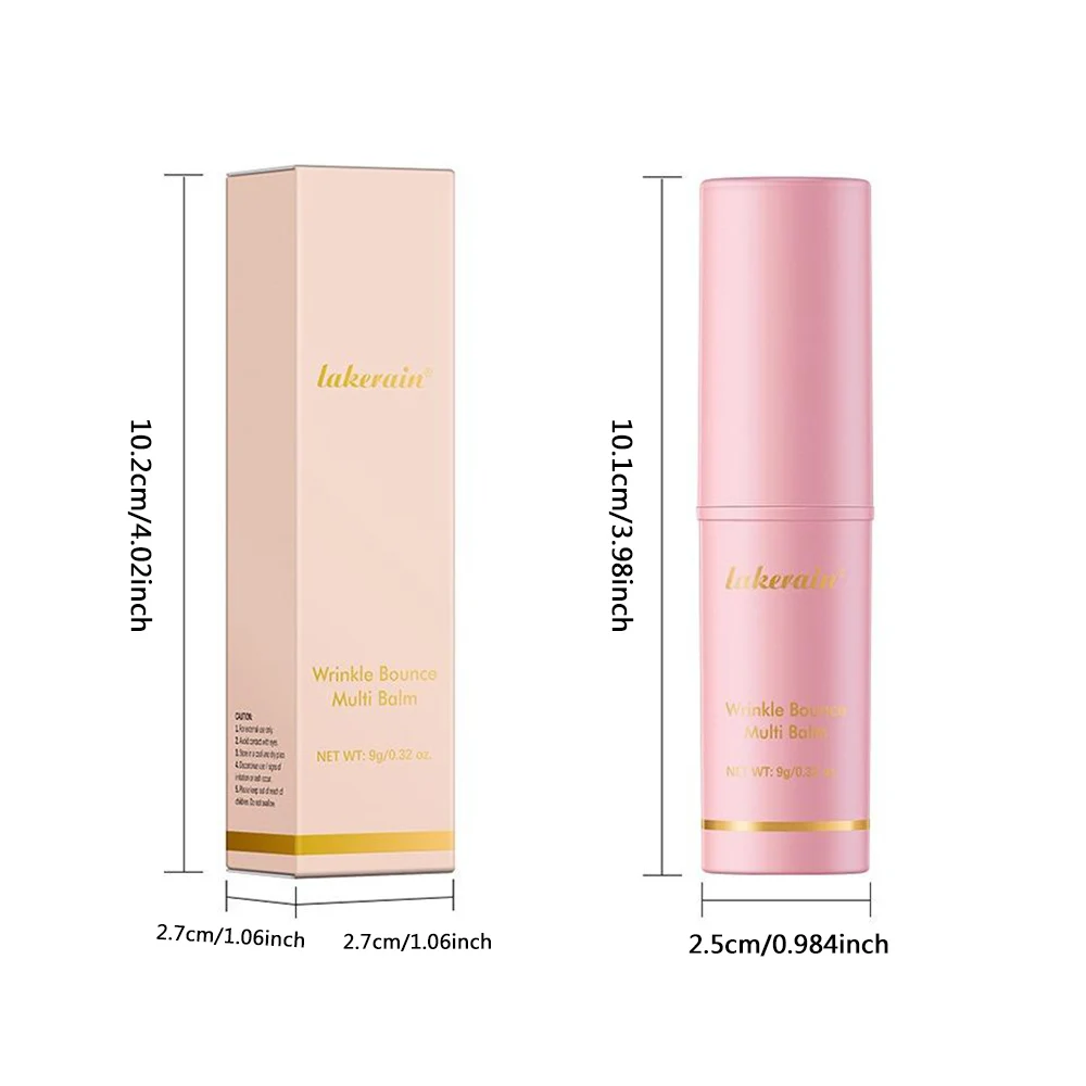 ピンクの多機能保湿スティック1本、メイク前の保湿スティック、唇と頬の両用保湿スティック、女性用化粧品ホリデーギフト