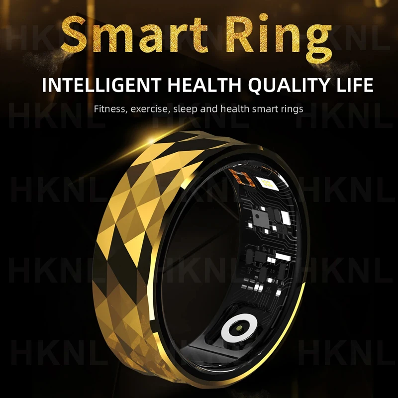 New Women Smart Ring Men Heart Rate Blood Oxygen Health Tracker Ring Exercise Records Calorie Multi Sport Mode Activity Tracker