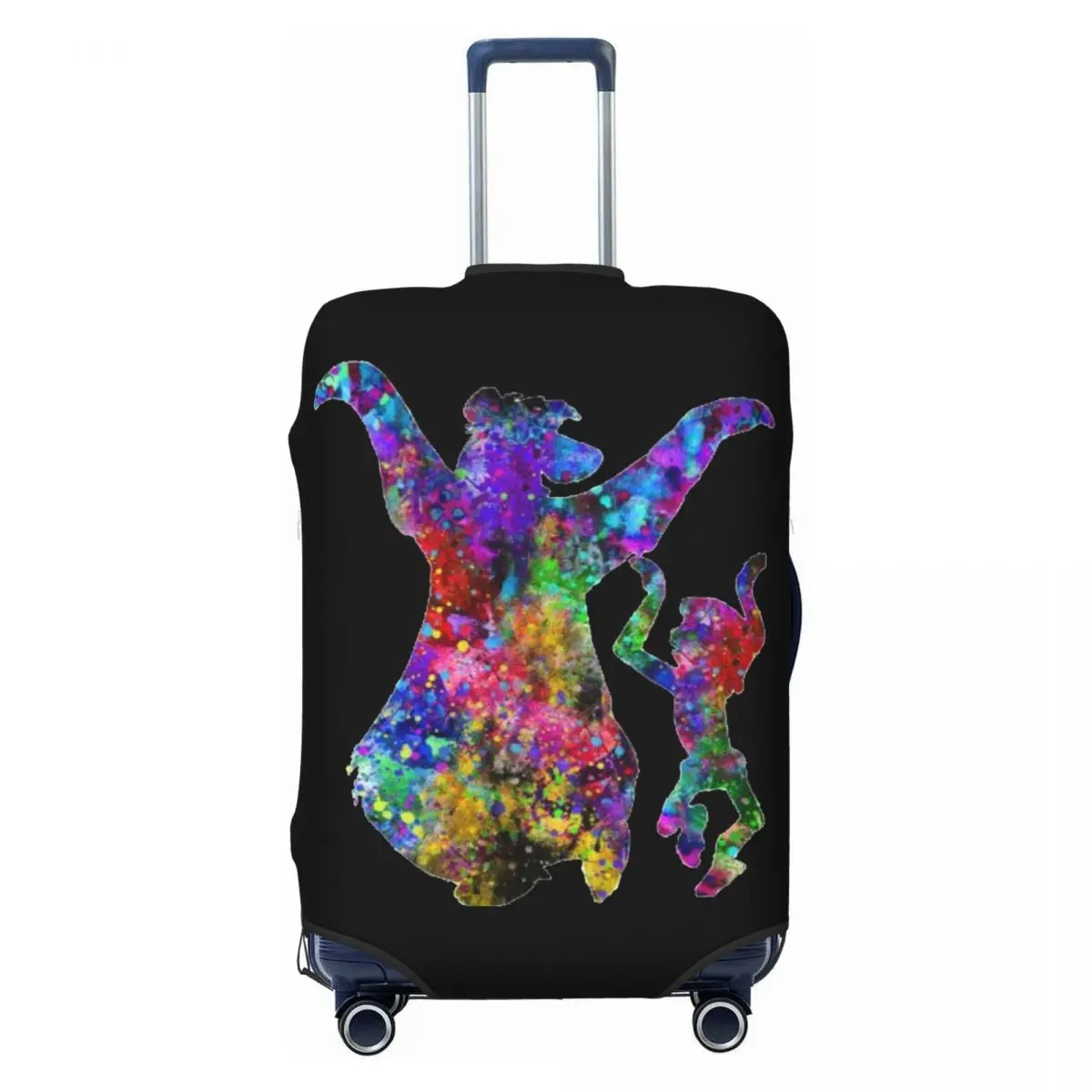 

Забавный чехол для чемодана с изображением Балу из аниме «Книга джунглей», моющийся, для путешествий