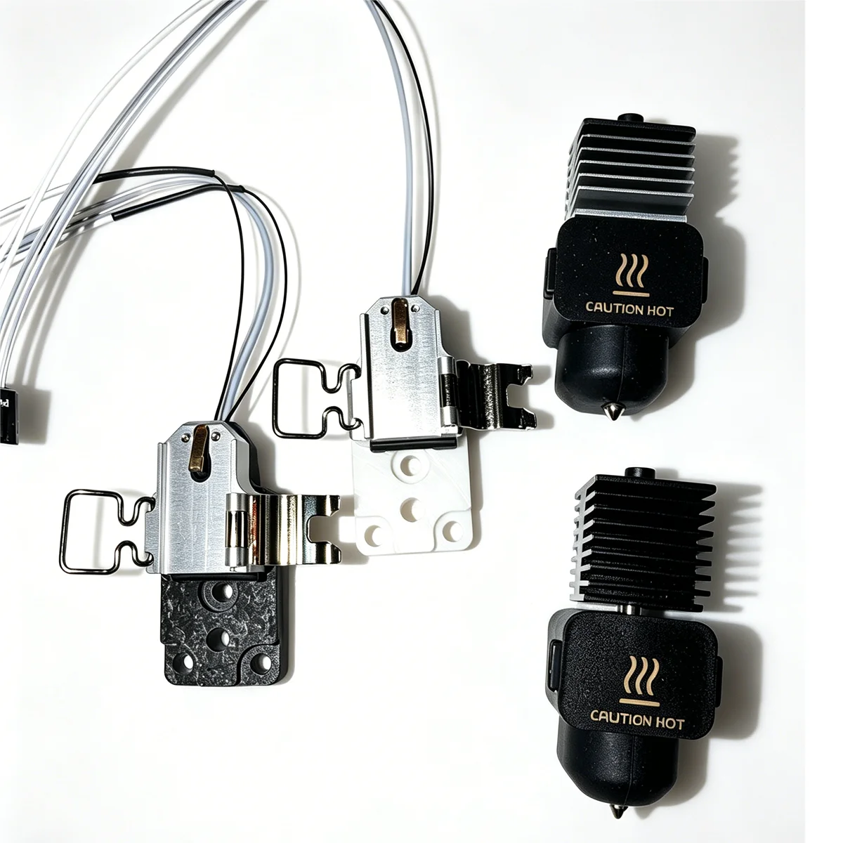 Hotend Kit for Bambu Lab A1 Or A1 Mini, Stainless Steel Integrated High-Precision A1 Nozzle Stainless Steel 0.2/0.4/0.6/0.8mm