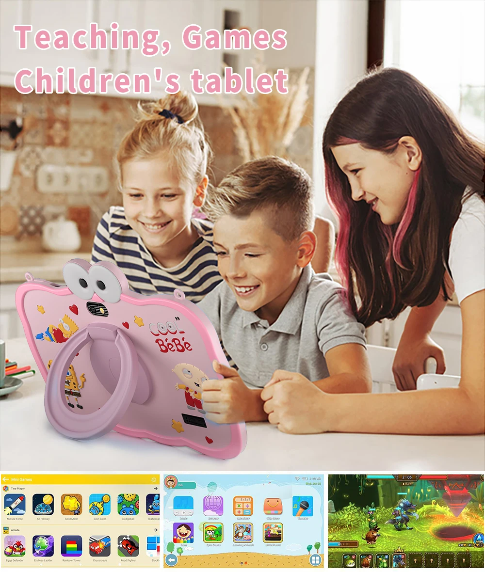 7.0-inch Kids Tablet Android 13 system, 4GB+64GB, Parent Mode, Dual Cameras 2MP+5MP, For Learning and Education,