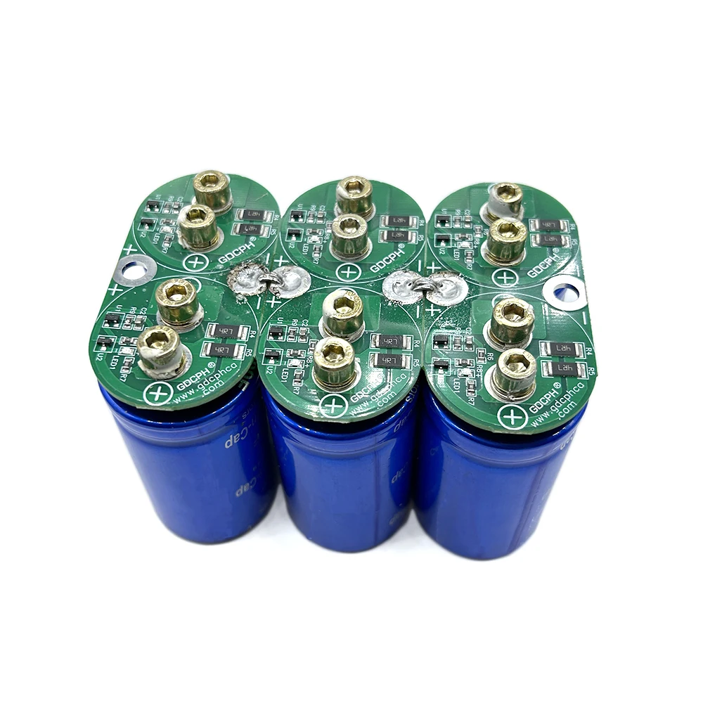 SAMWHA Green-Cap 16V83F Supercapacitor Automobile Rectifier Module 5.4V250F Supercapacitor With Self-Assembly Screws 2.7V500F