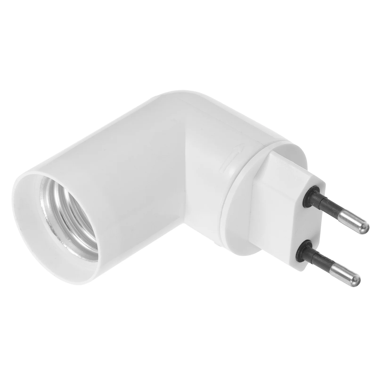 1 قطعة E27 محول مأخذ التوصيل النيكل مطلي النحاس النحاس ورقة موصل دائم حامل مصباح محول لورشة مكتب المنزل #4