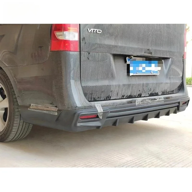New Design ABS Material Car Bumper Front Lip Rear Lip    Vito 2016-2021 Car Bodykit